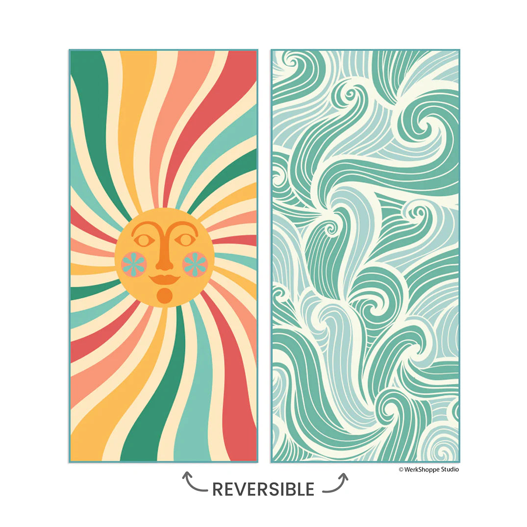 Sun and Sea Microfiber Beach Towel