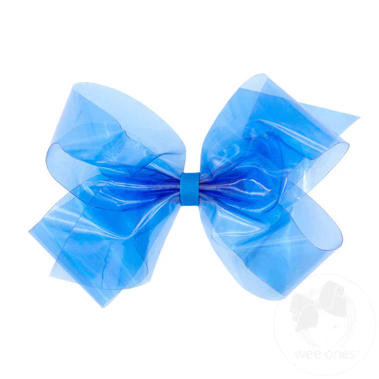 King WeeSplash Vibrant Colored Vinyl Girls Swim Hair Bow - Breckenridge Baby