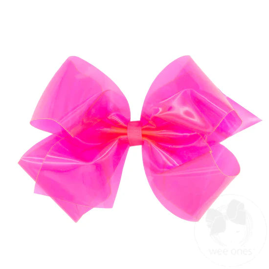 King WeeSplash Vibrant Colored Vinyl Girls Swim Hair Bow - Breckenridge Baby
