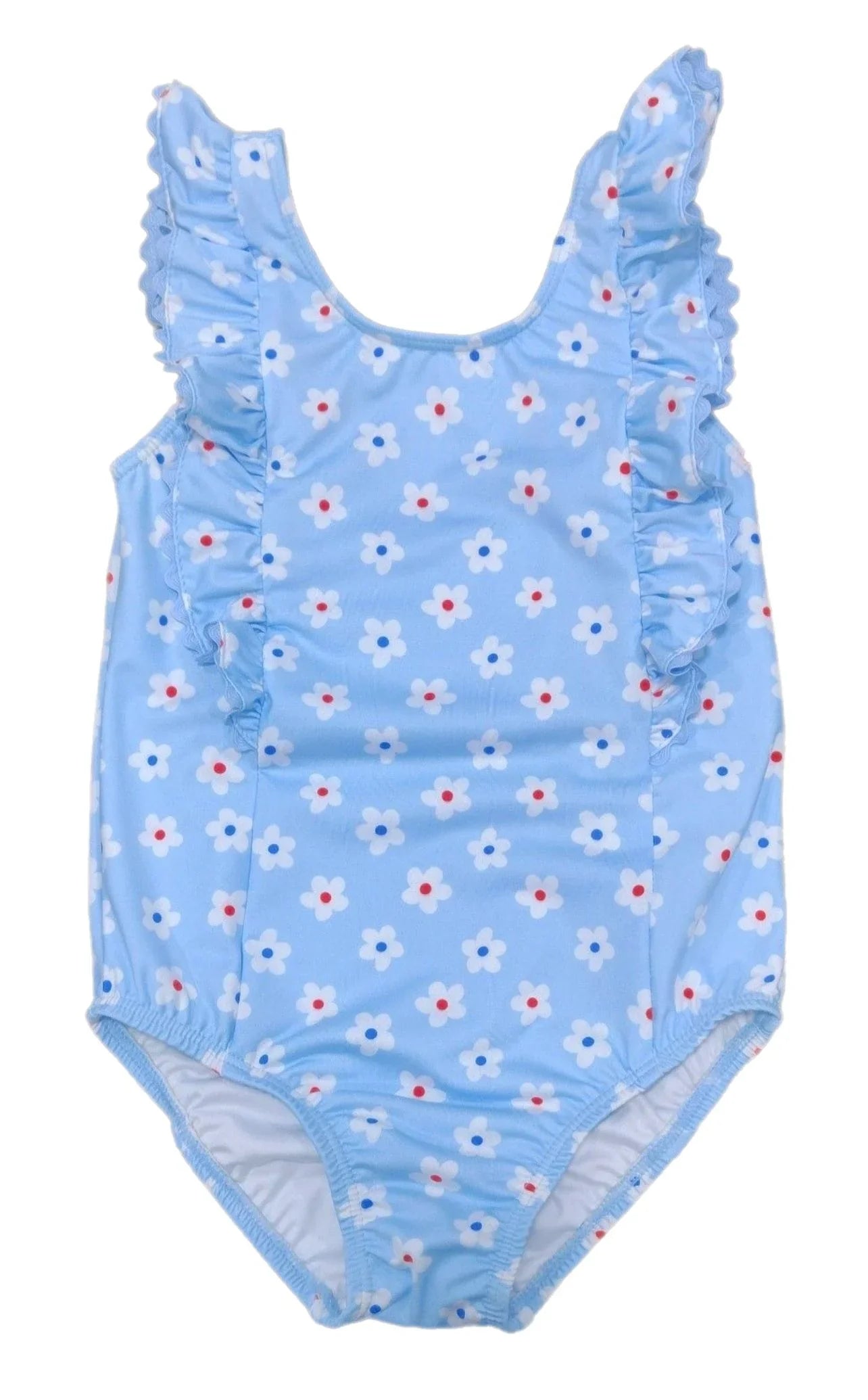 Loren Patriotic Daisy Swimsuit - Breckenridge Baby