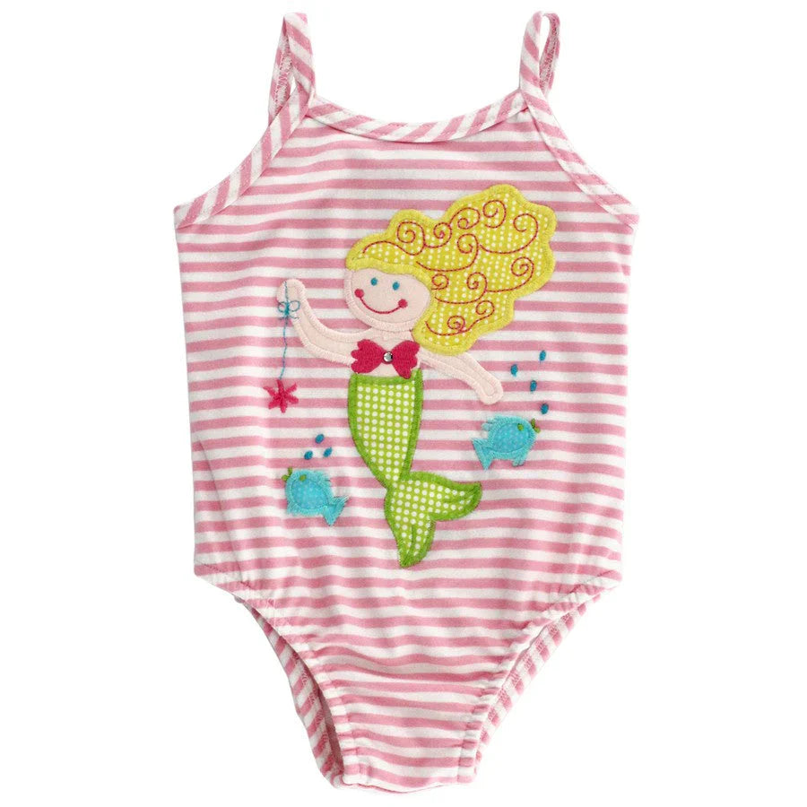 Millie Mermaid Girls One Piece - Breckenridge Baby