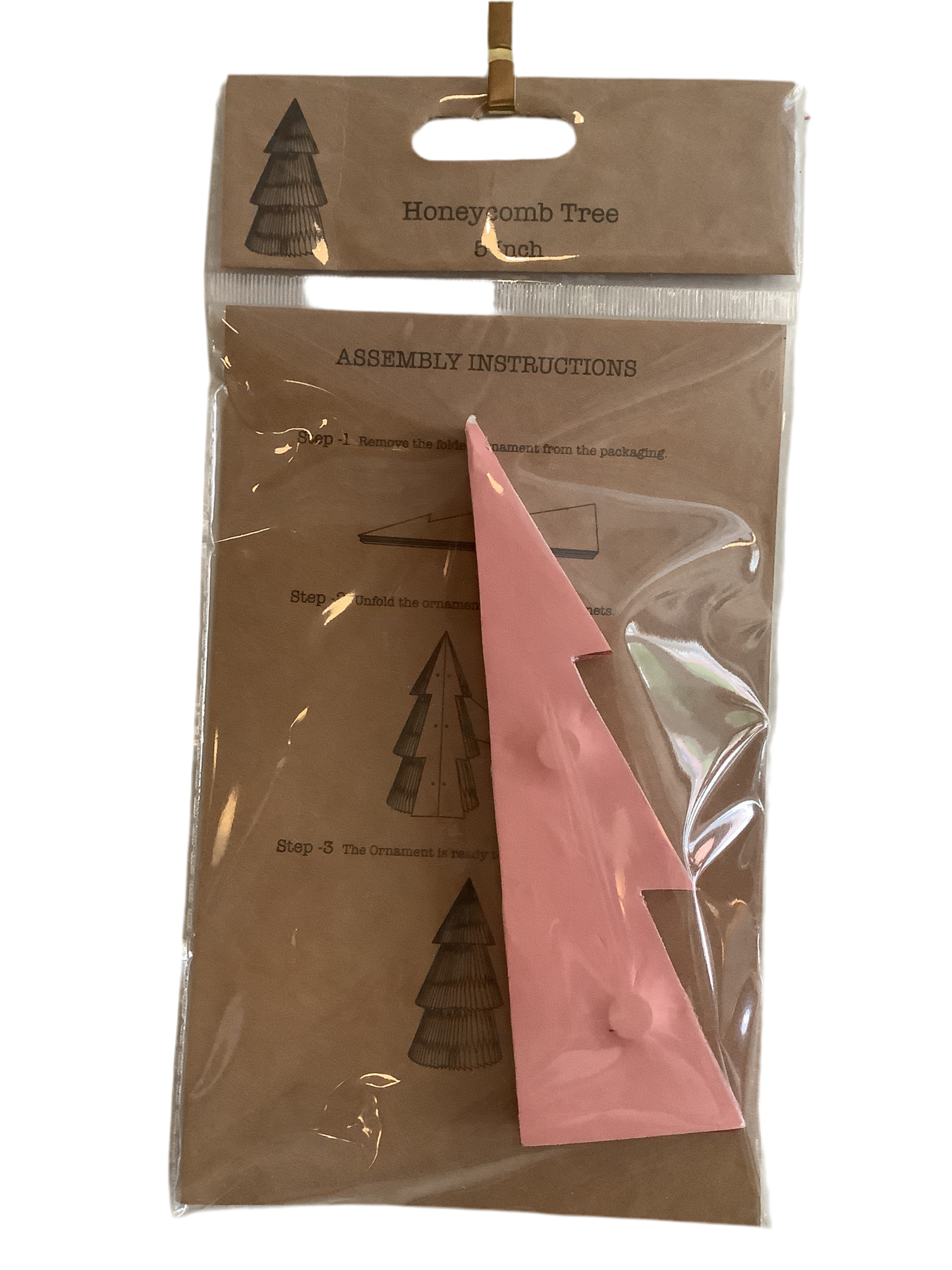 Small Paper Folding Honeycomb Tree