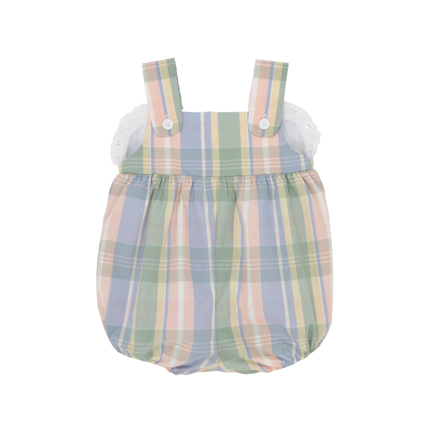 Bingham Bubble (Eyelet) - Osprey Point Plaid/Worth Avenue White - Breckenridge Baby