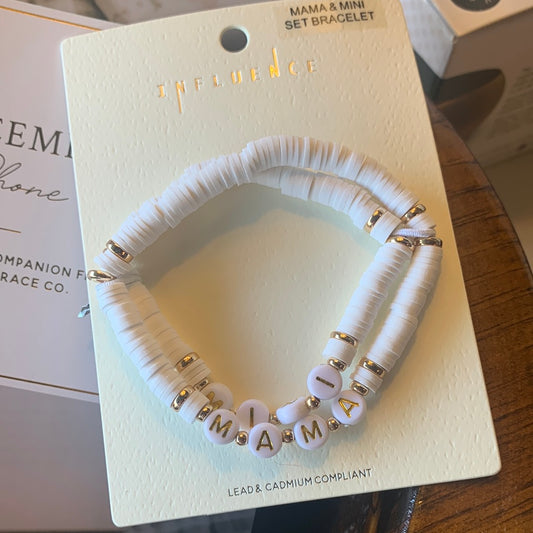 Mama & Mini Ivory Bracelet Set