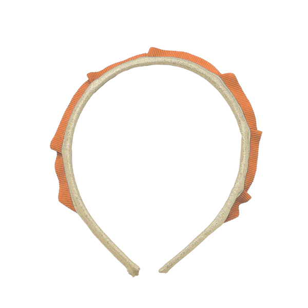 Party Crown Headband - Gold and Orange - Breckenridge Baby