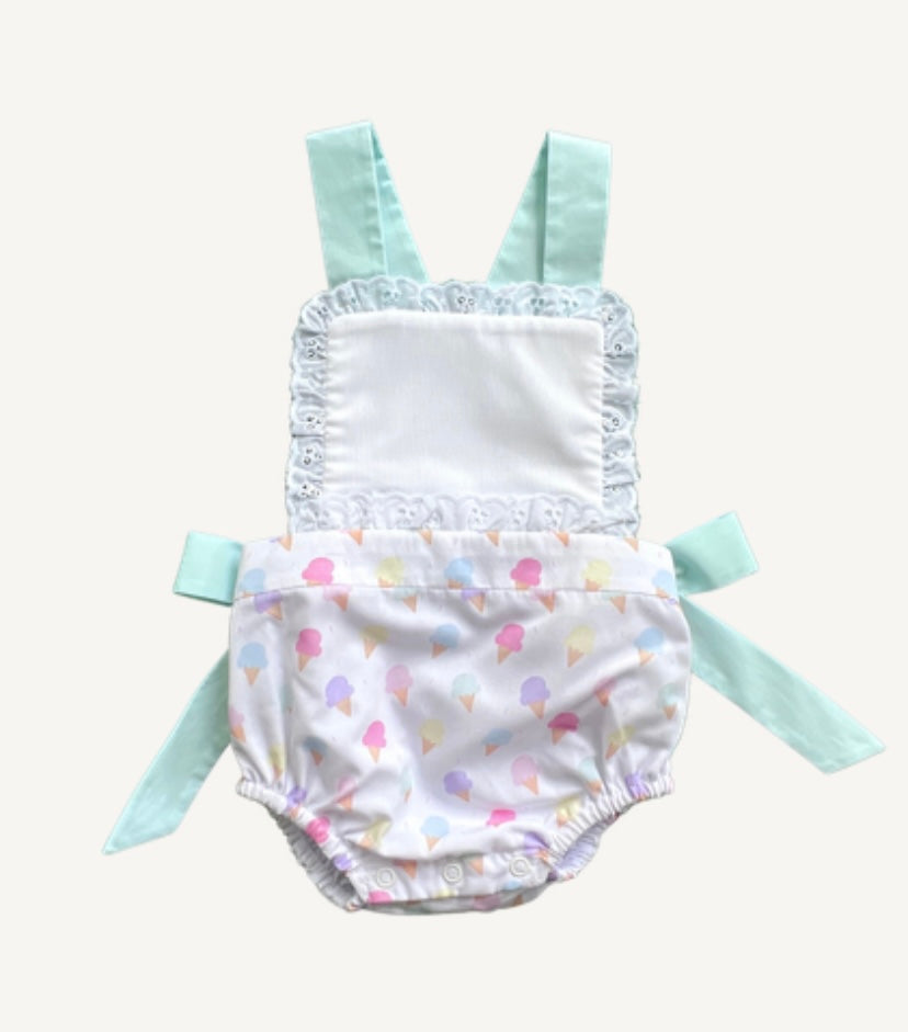 Sadie Sunsuit, South End Scoops - Breckenridge Baby