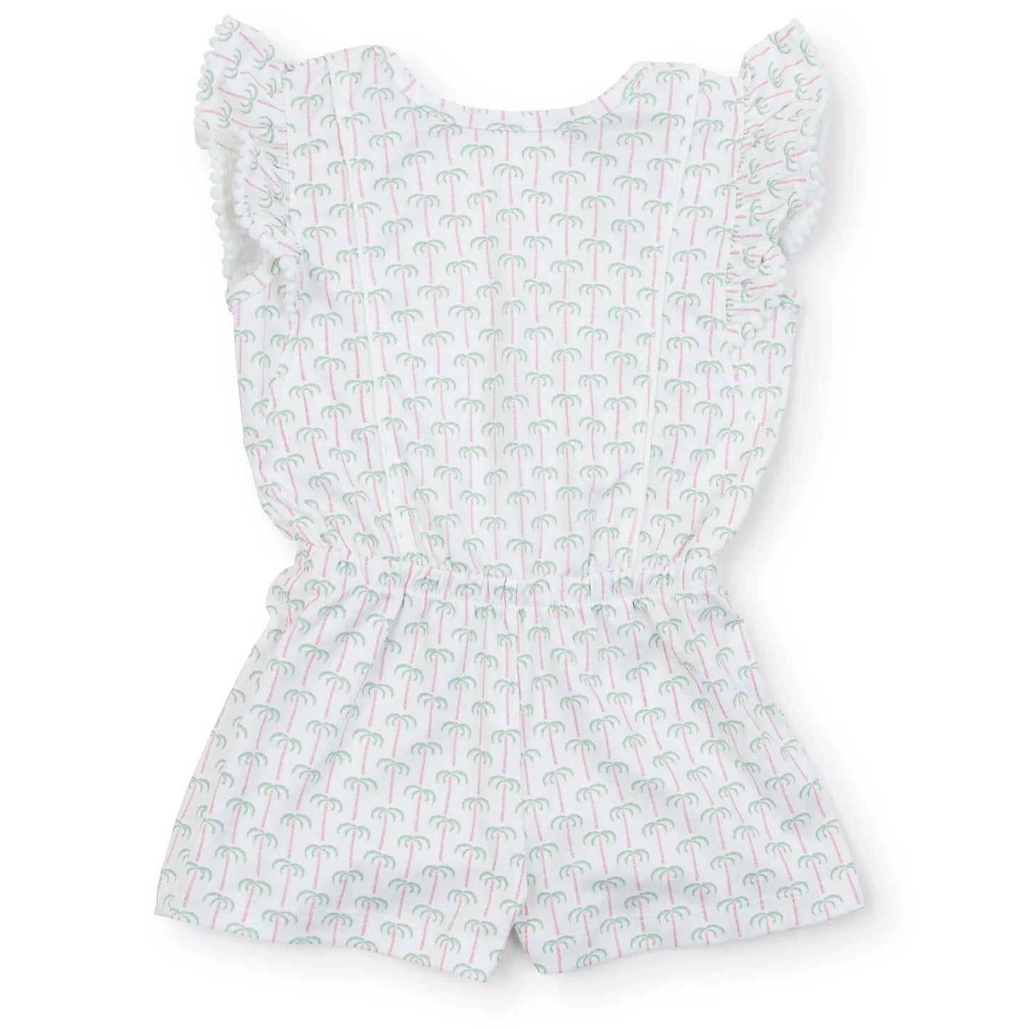 Rae Romper - Pacific Palms Pink - Breckenridge Baby
