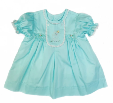 Seafoam Little Lamb Dress - Breckenridge Baby