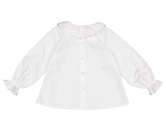 Wonderland Pink Scalloped Shirt - Breckenridge Baby