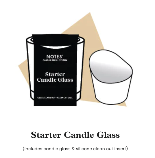 Glass Starter Candle - White - Breckenridge Baby