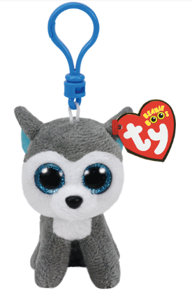Slush - Grey Husky Boo Clip - Breckenridge Baby