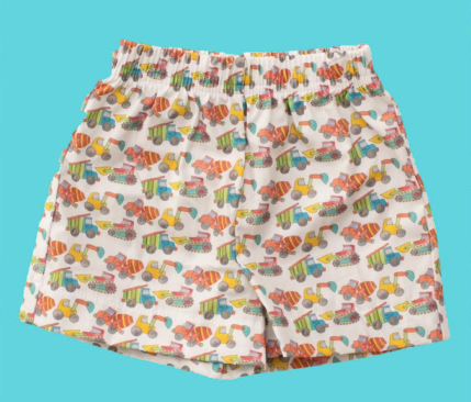 Retro Shorts - Tons of Trucks - Breckenridge Baby