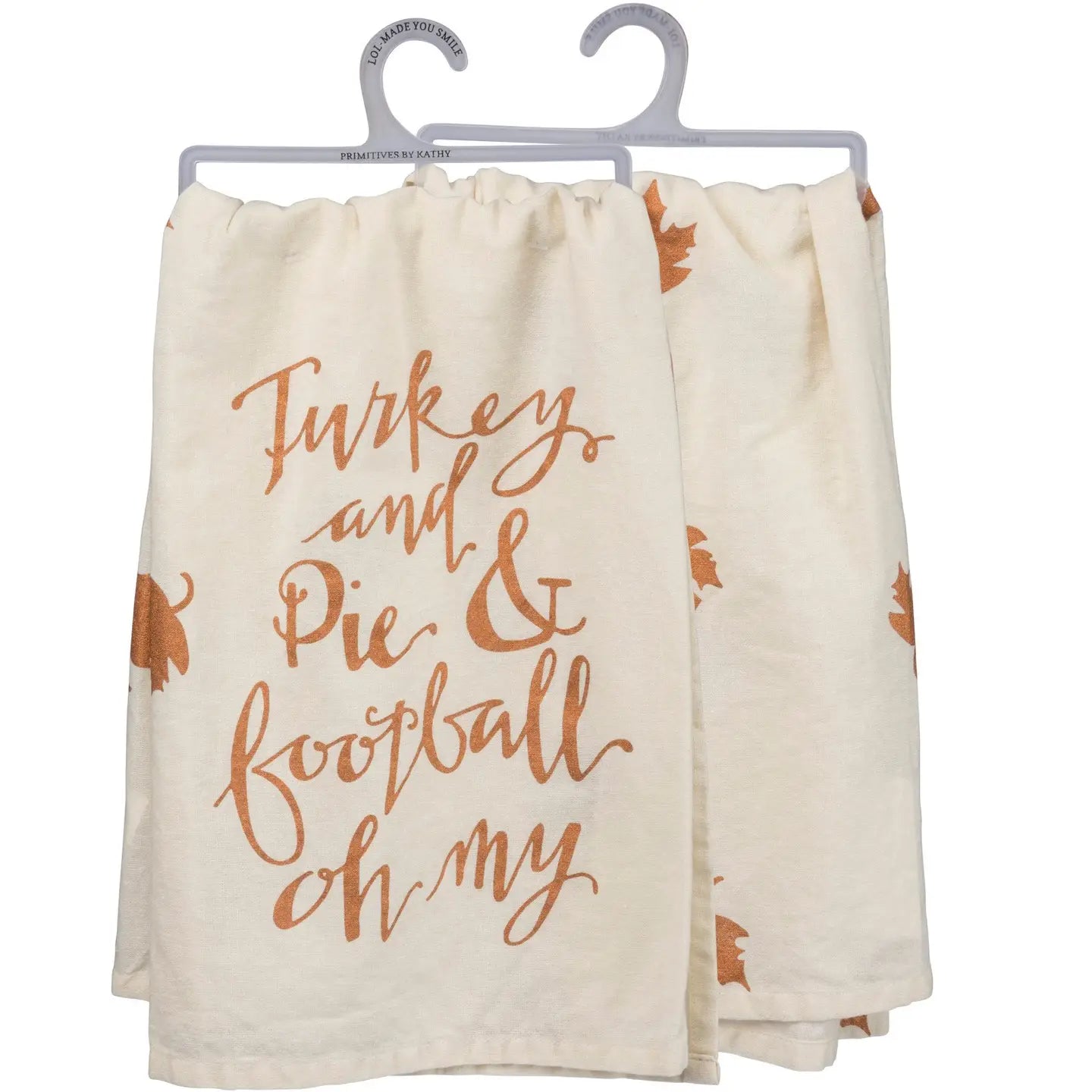 Turkey and Pie & Football Oh My Kitchen Towel