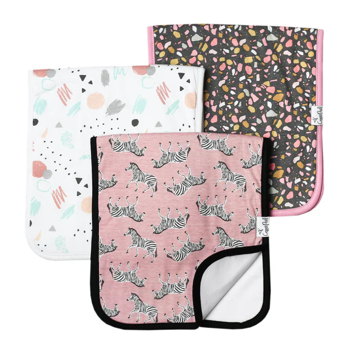Zella Burp Cloth Set (3-Pack) - Breckenridge Baby