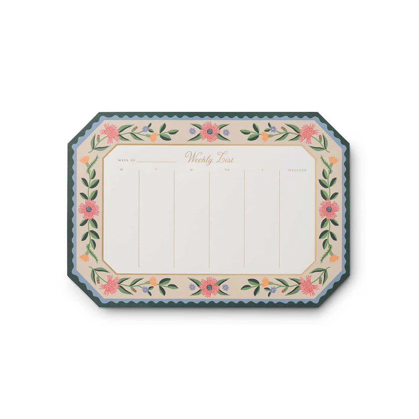 Aster Weekly Desk Pad