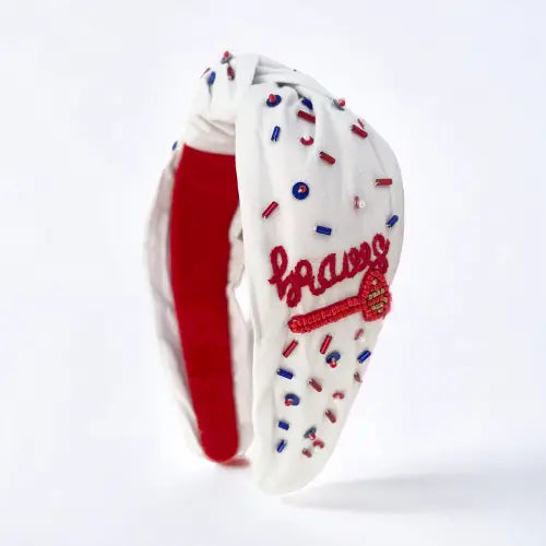 Braves Beaded Headband