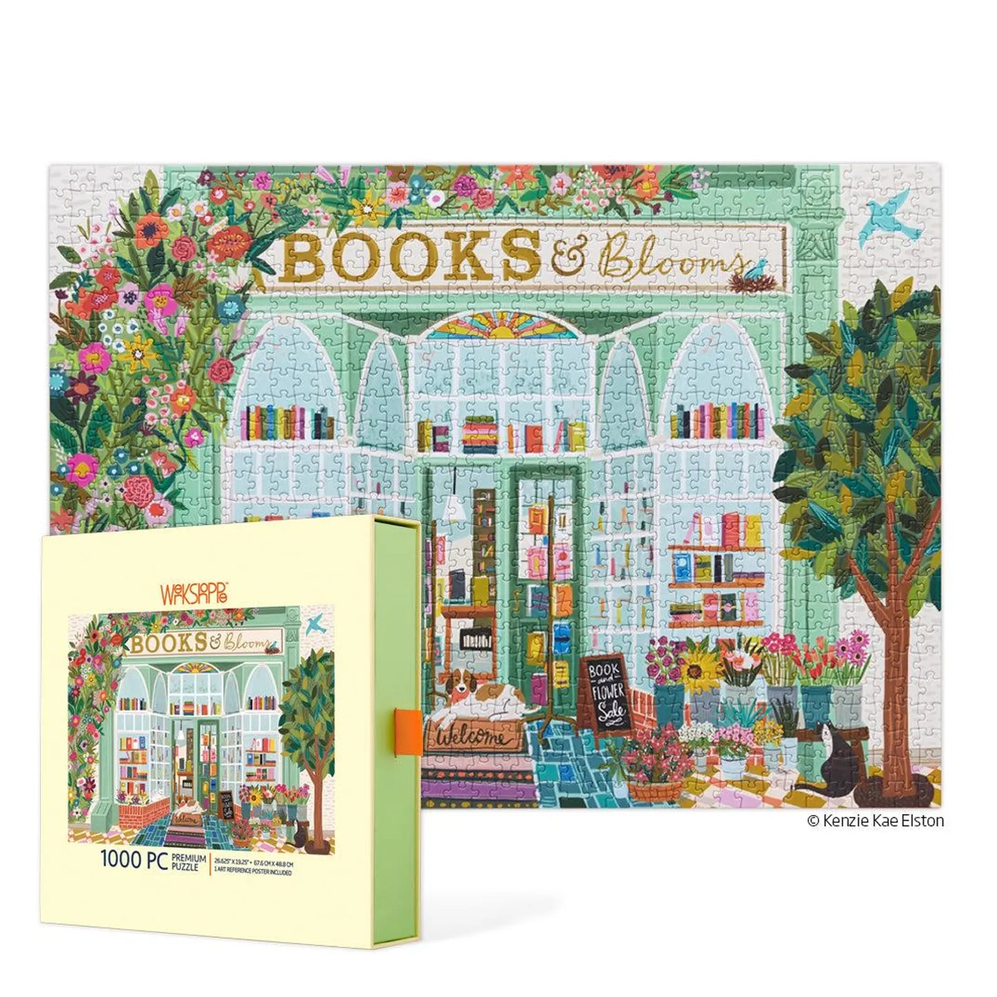 Books and Blooms Puzzle