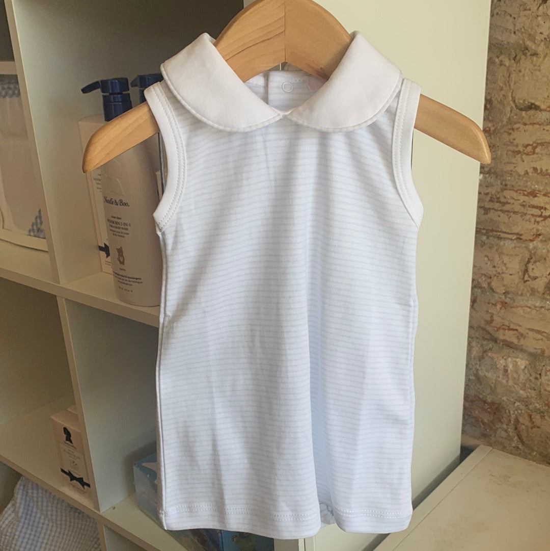 Blue Stripes Diaper Cover Set - Breckenridge Baby