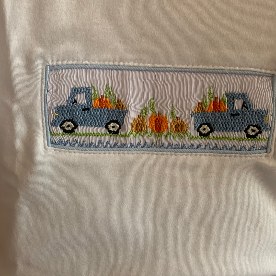 Tom Pumpkin Smocked Boy 2 Piece - Breckenridge Baby