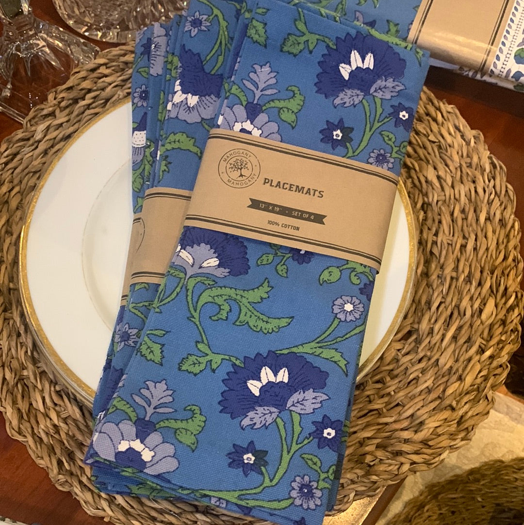 Priya Blue Placemat