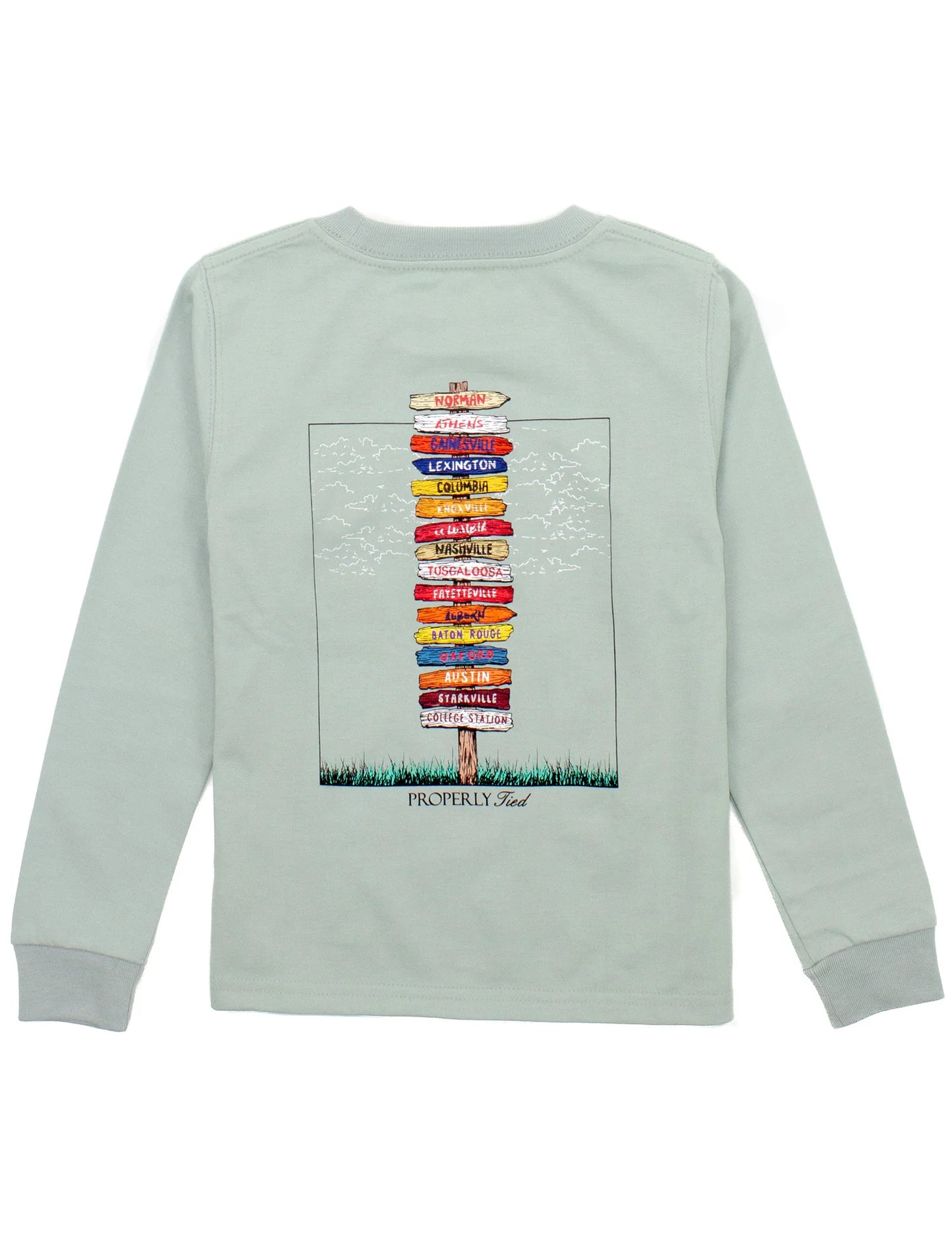 Boys Southeastern Showdown LS Chrome Gray