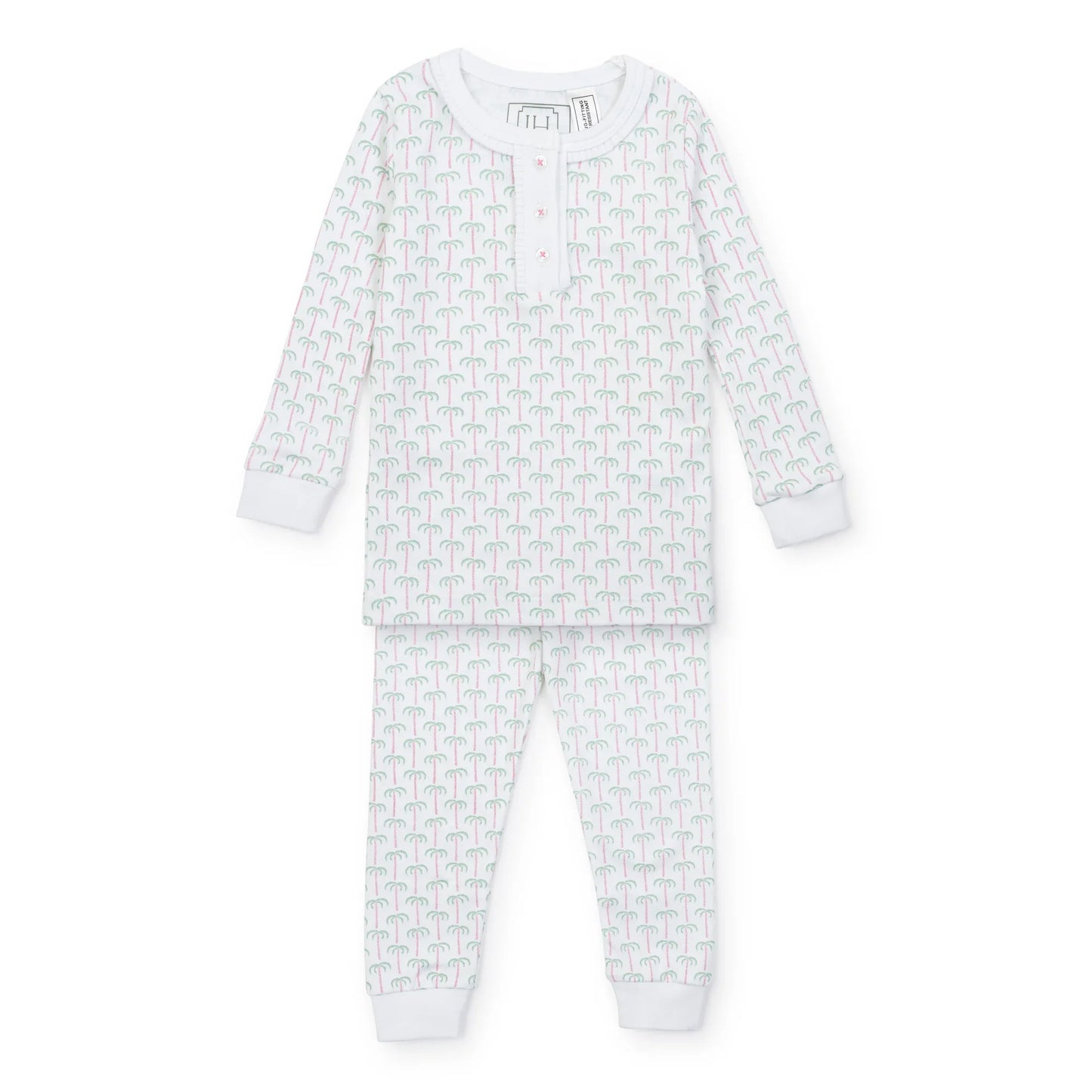 Alden Pajama Set - Pacific Palms Pink - Breckenridge Baby