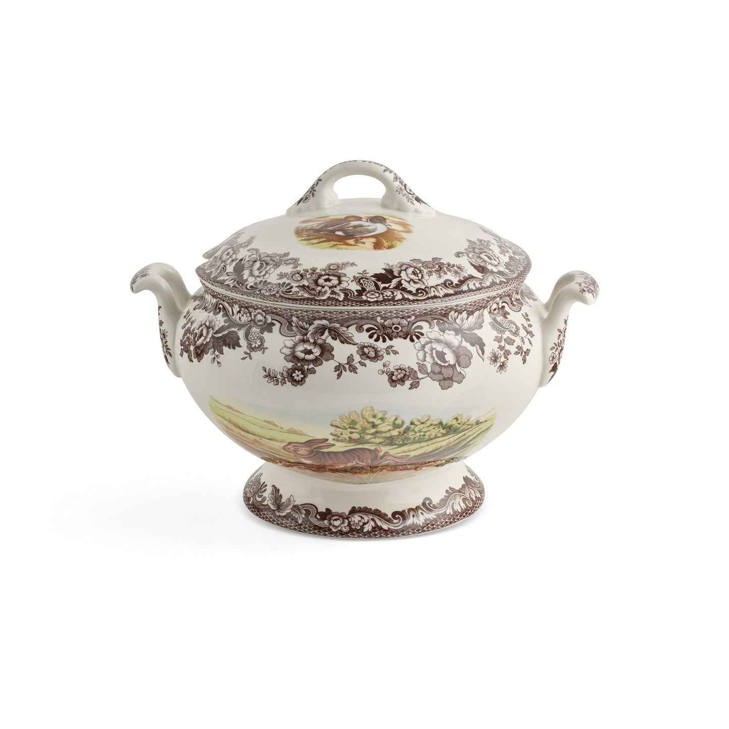 Spode Woodland Soup Tureen & Cover - Rabbit/Quail/Pintail