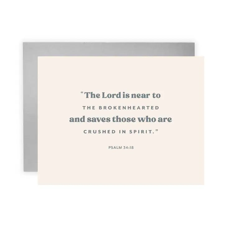 Near to the Brokenhearted Greeting Card