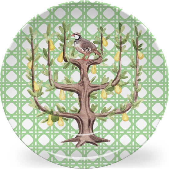 HeatSafe™ Dinnerware - Partridge In A Pear Tree (Christmas) Plate