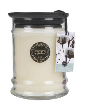 8oz Small Jar White Cotton