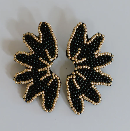 Solid Ella Earrings - Black