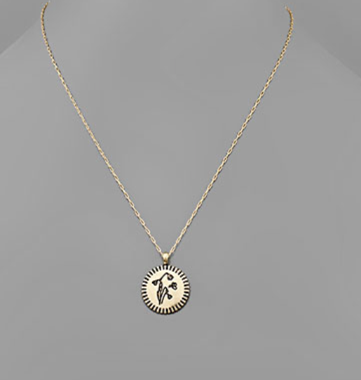 Floral Birth Month Necklaces