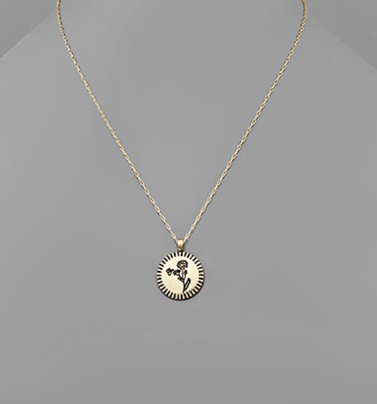 Floral Birth Month Necklaces