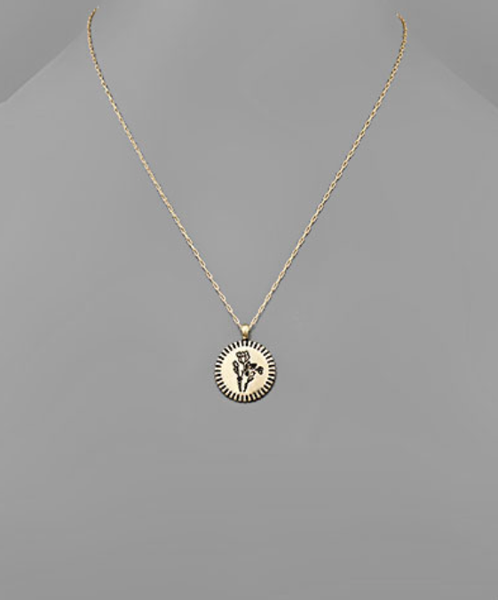 Floral Birth Month Necklaces
