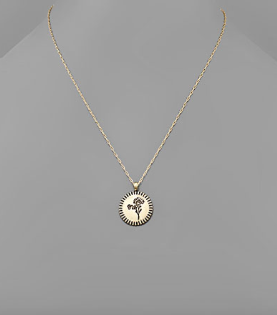 Floral Birth Month Necklaces