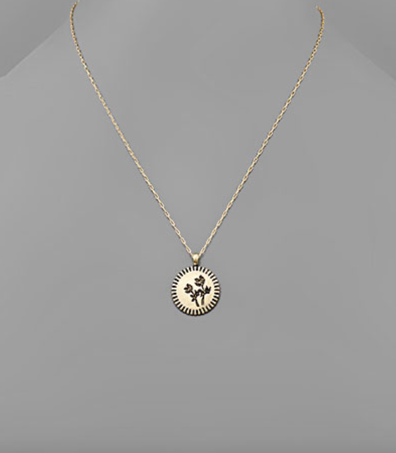 Floral Birth Month Necklaces