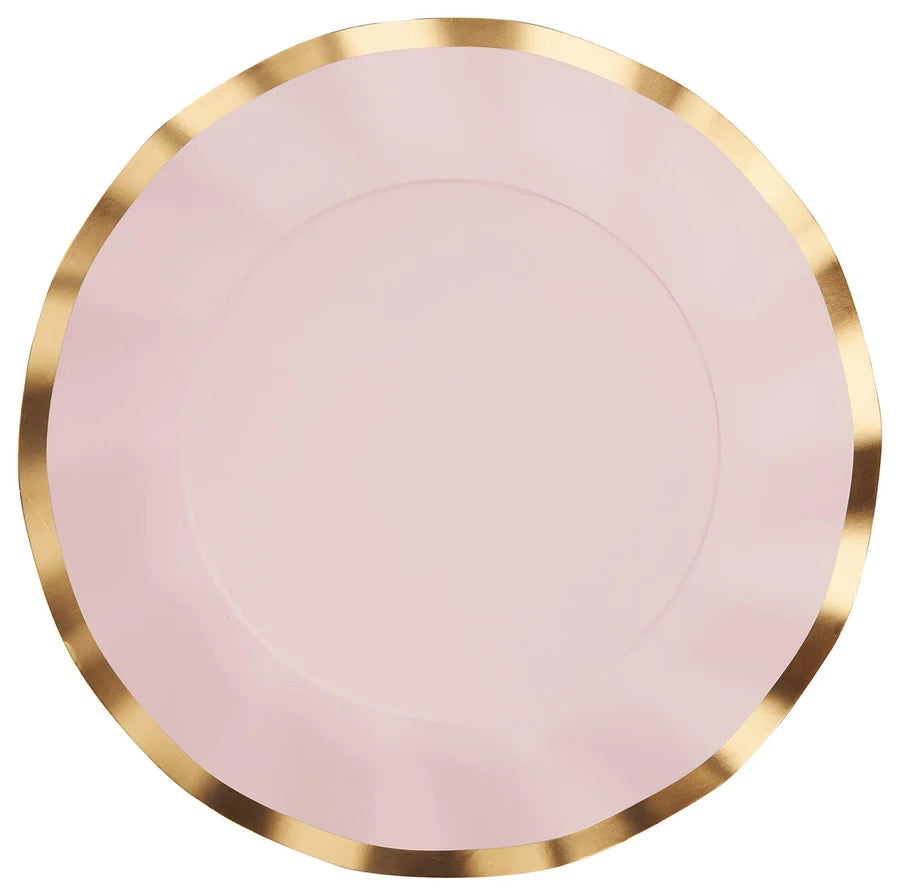 Wavy Dinner Plate Everyday Blush - 8pkg