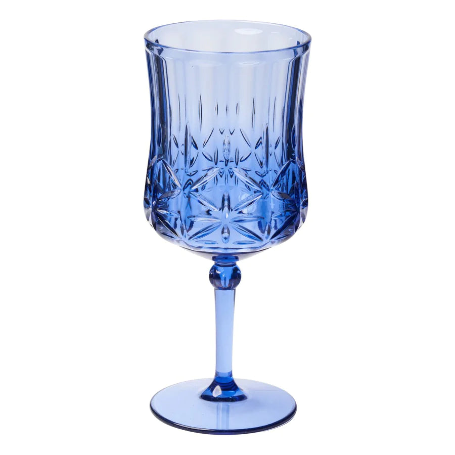 Wine Traditional Stemmed - Blue 16oz