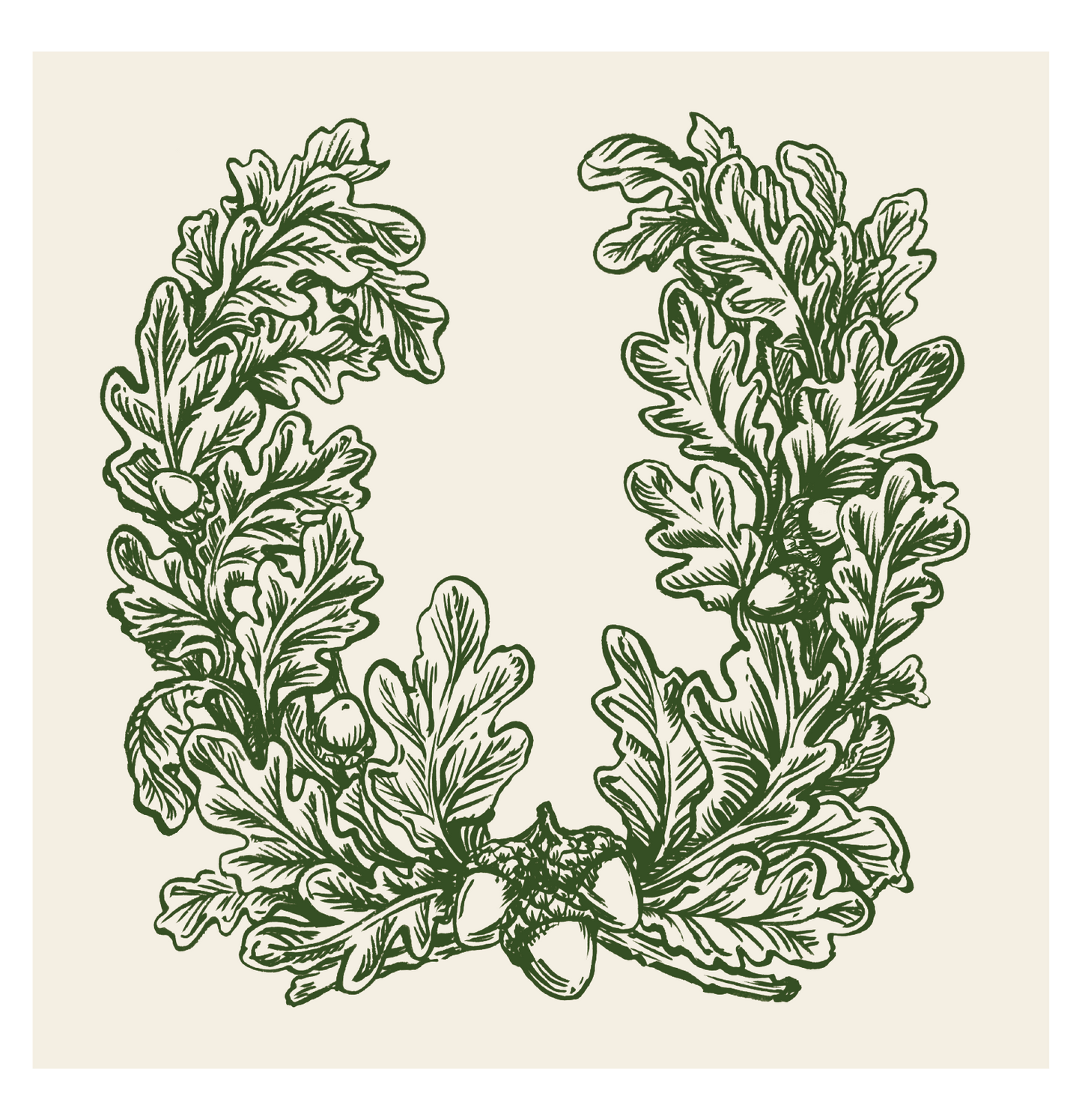 Oak Leaves Cocktail Napkin - 20 Per Pack