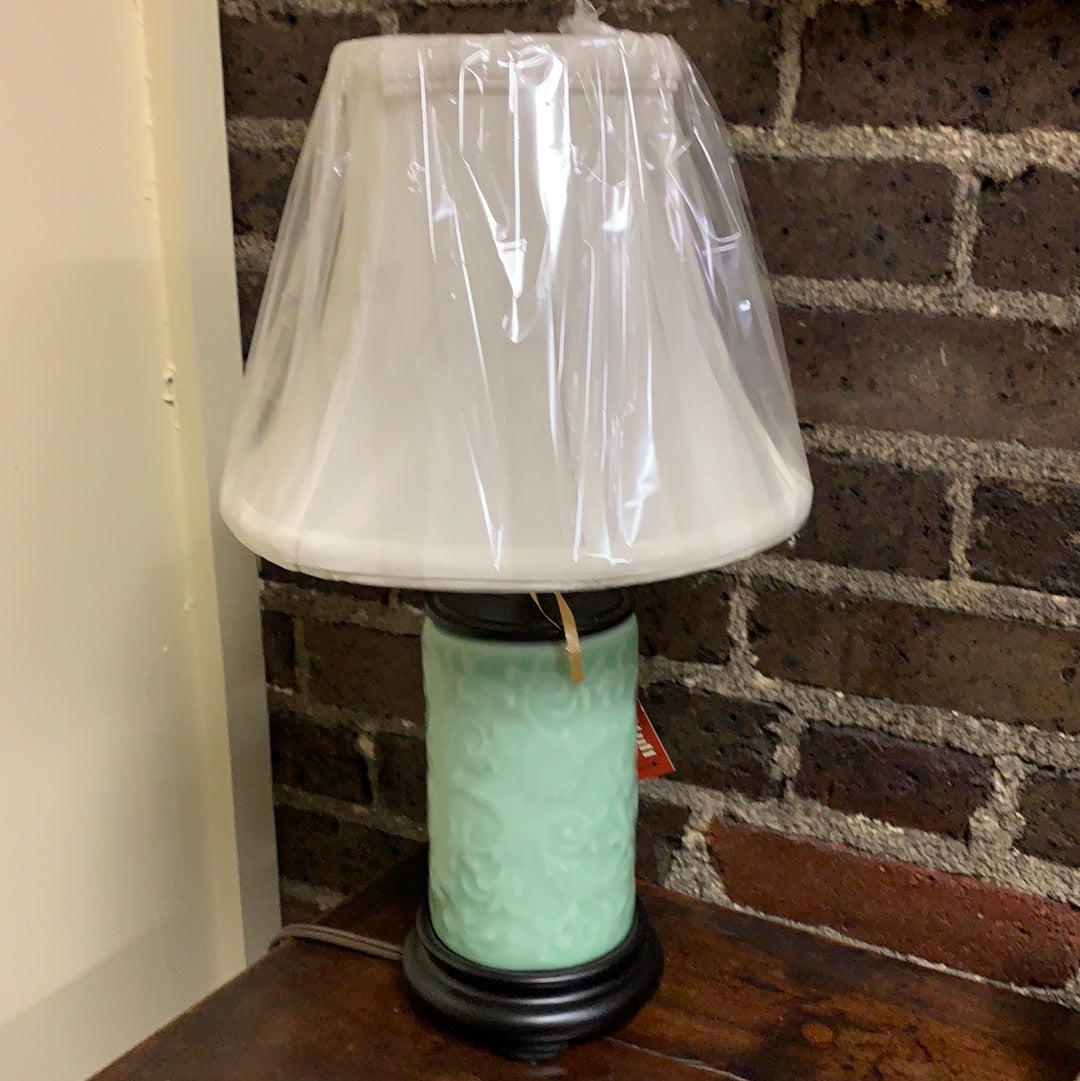 CELADON VASE LAMP