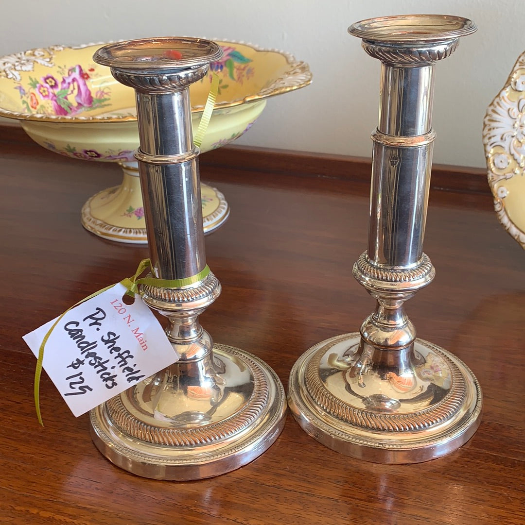 PR. SHEFFIELD CANDLESTICKS