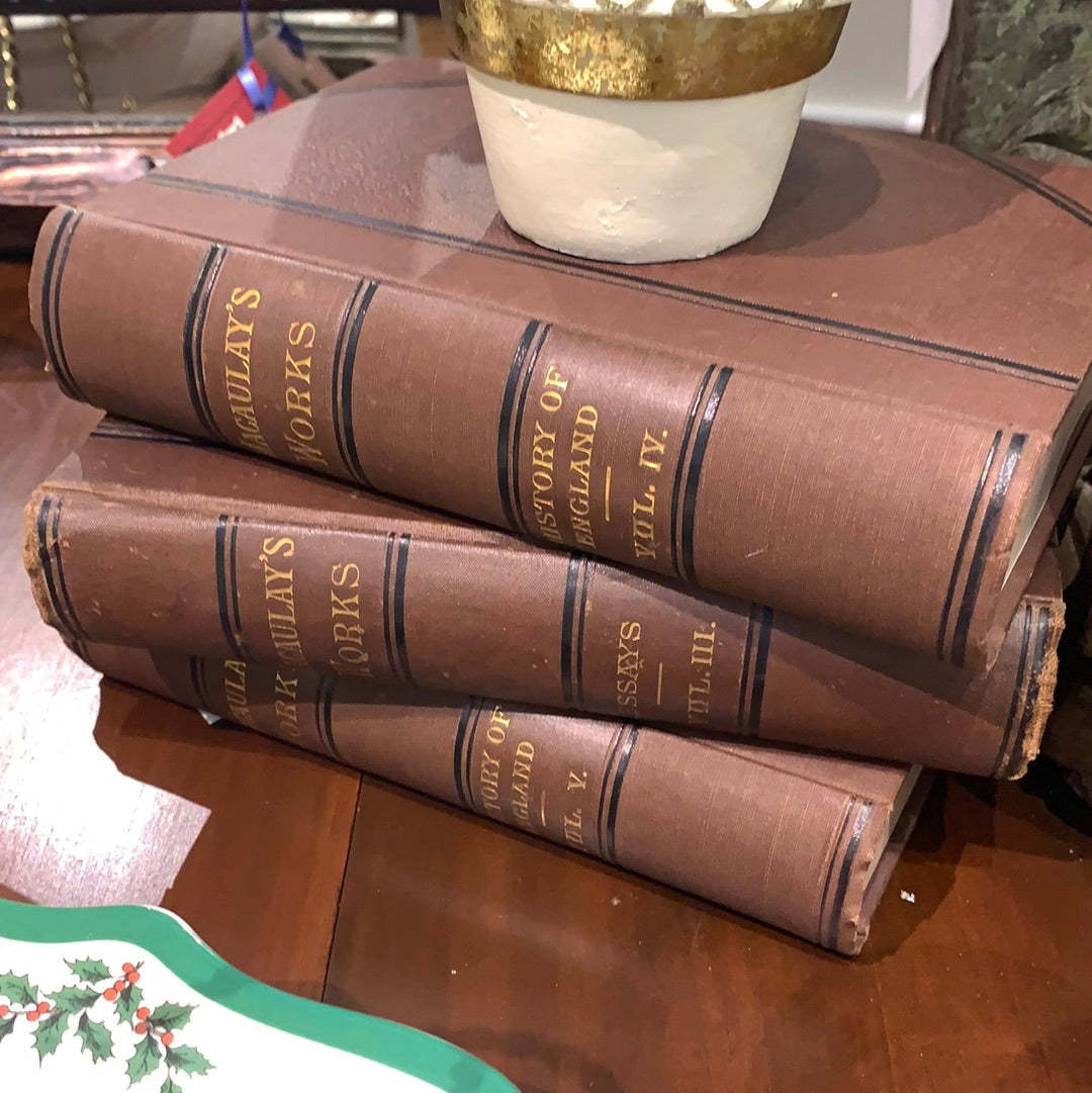 c. 1881 MACAULAY WORKS (Set of 7)