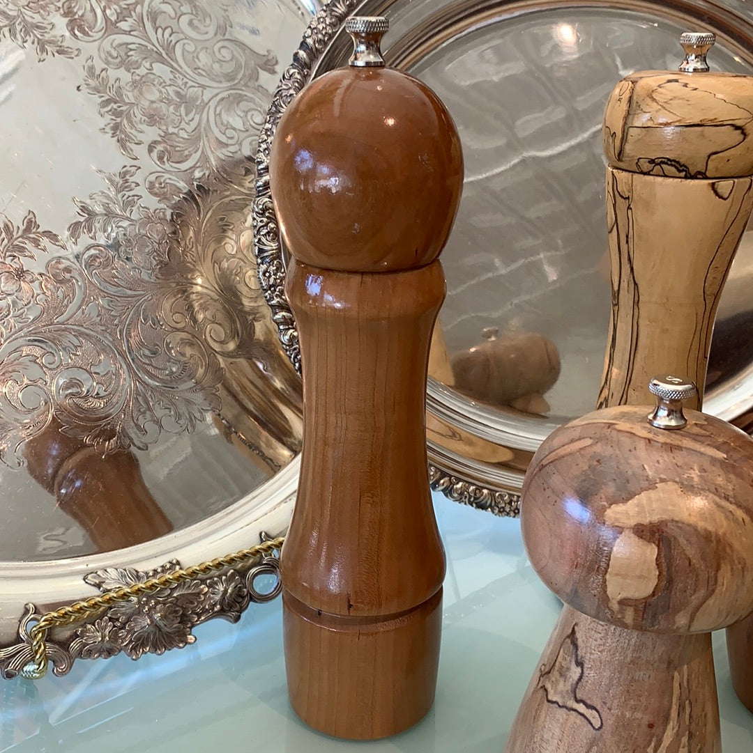 10" Dark Wooden Pepper Mill