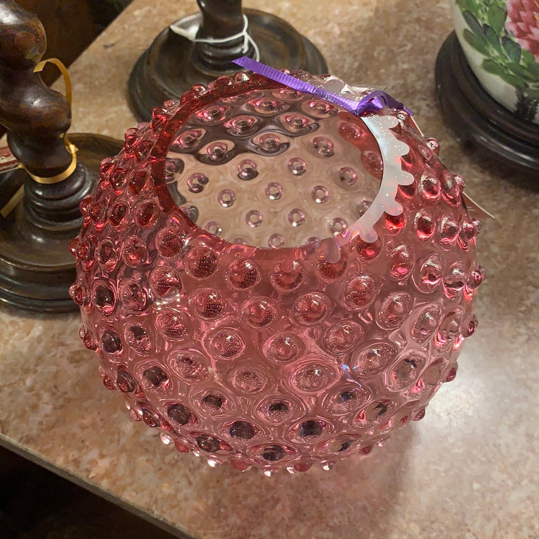 6” RUBINA HOBNAIL ROSE BOWL -