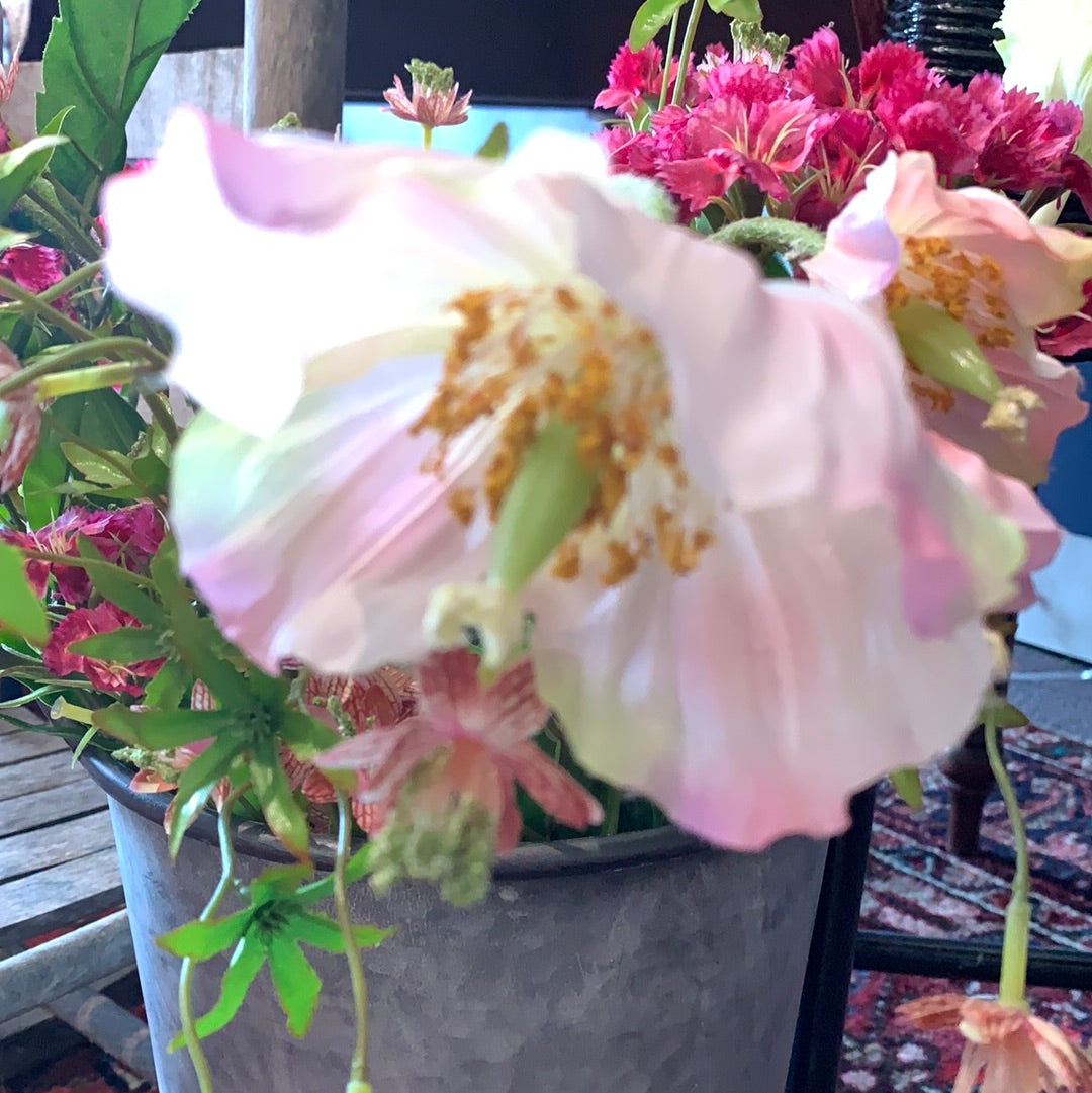 Poppy Sprays - Pink/Green