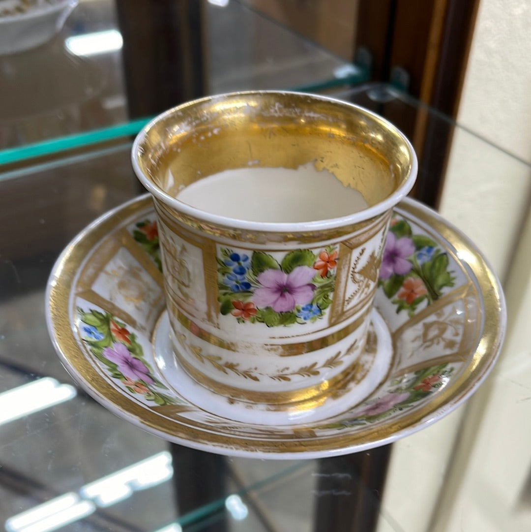1830's OLD PARIS CUP & SAUCER