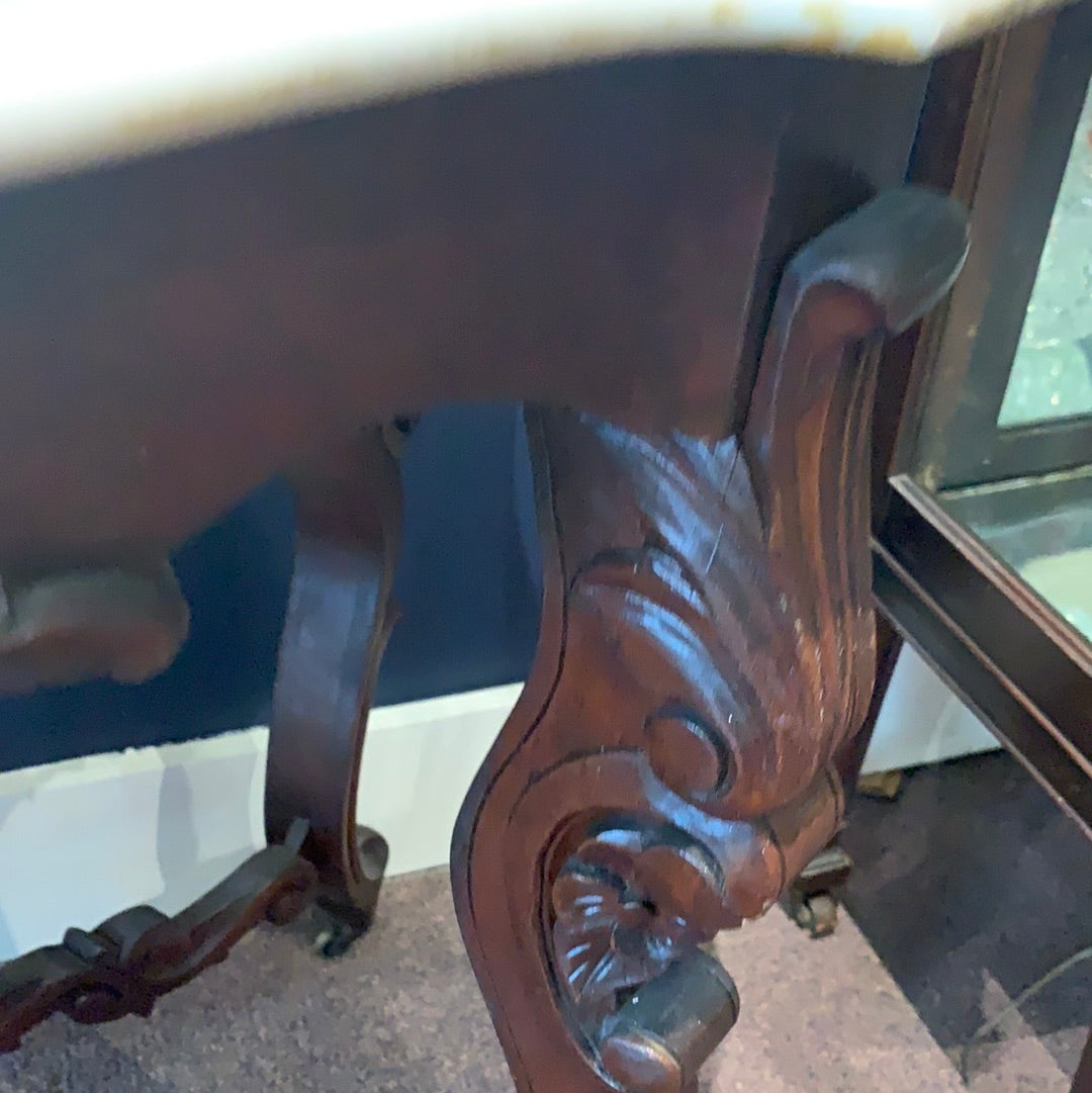 VICTORIAN MARBLE TOP TABLE
