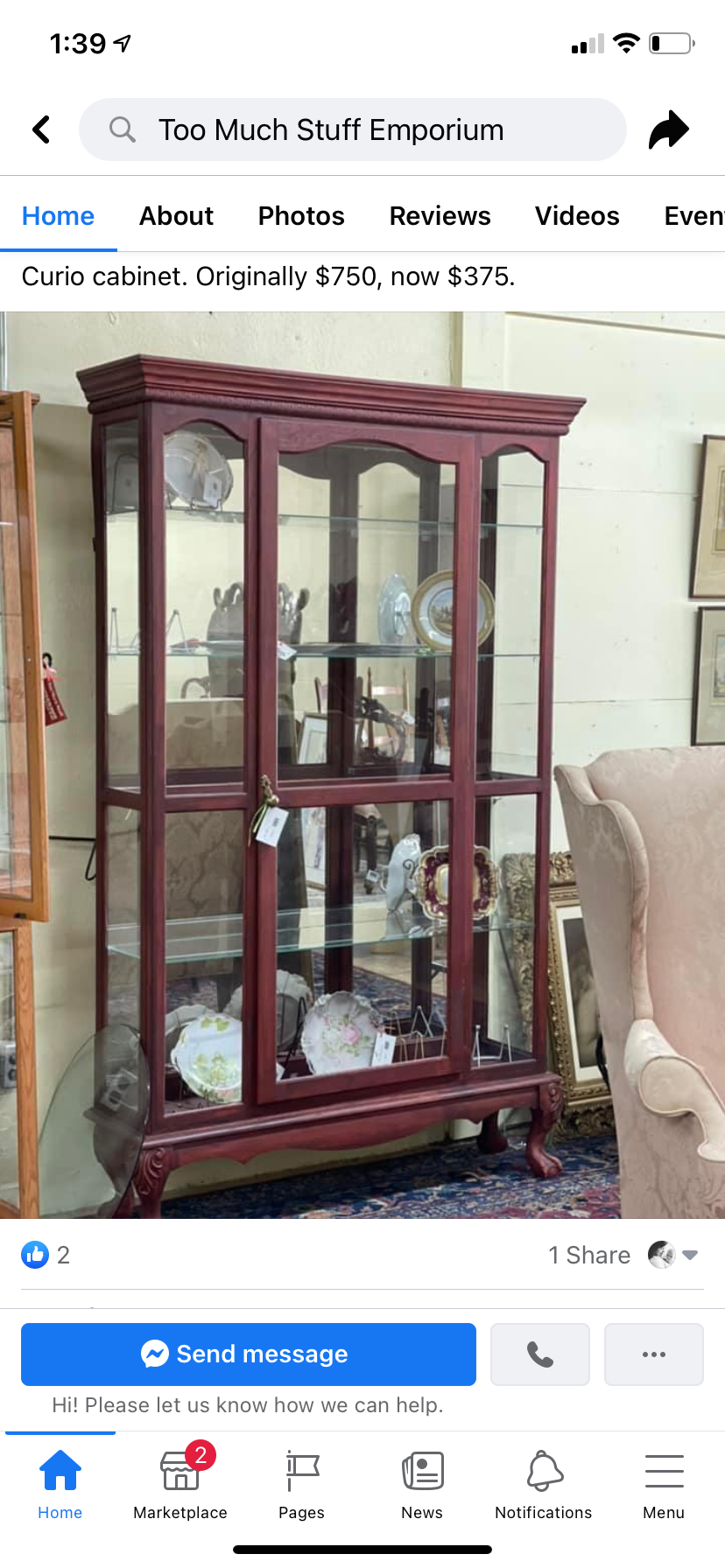 CURIO CABINET