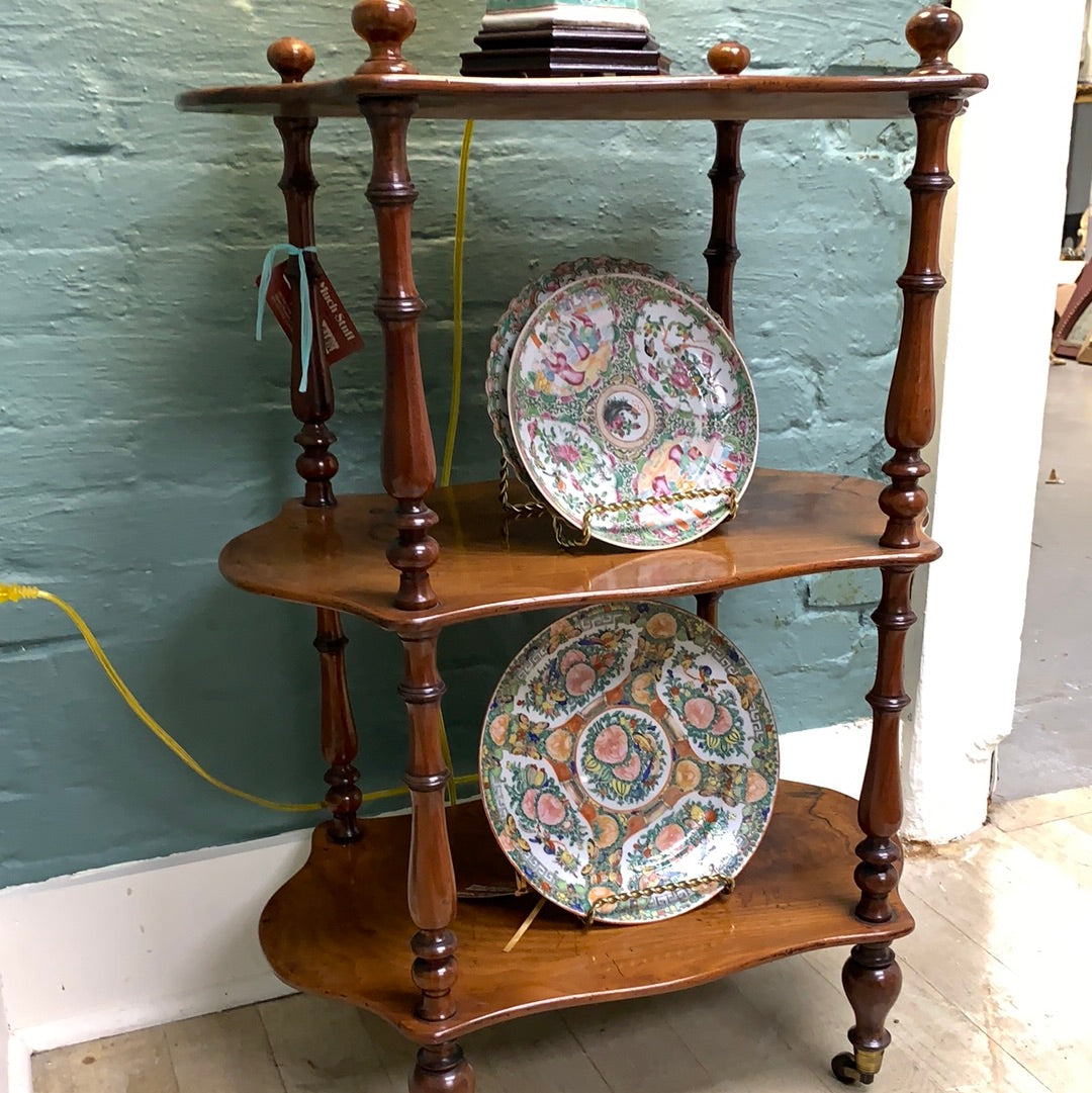 WALNUT 3-TIER TABLE