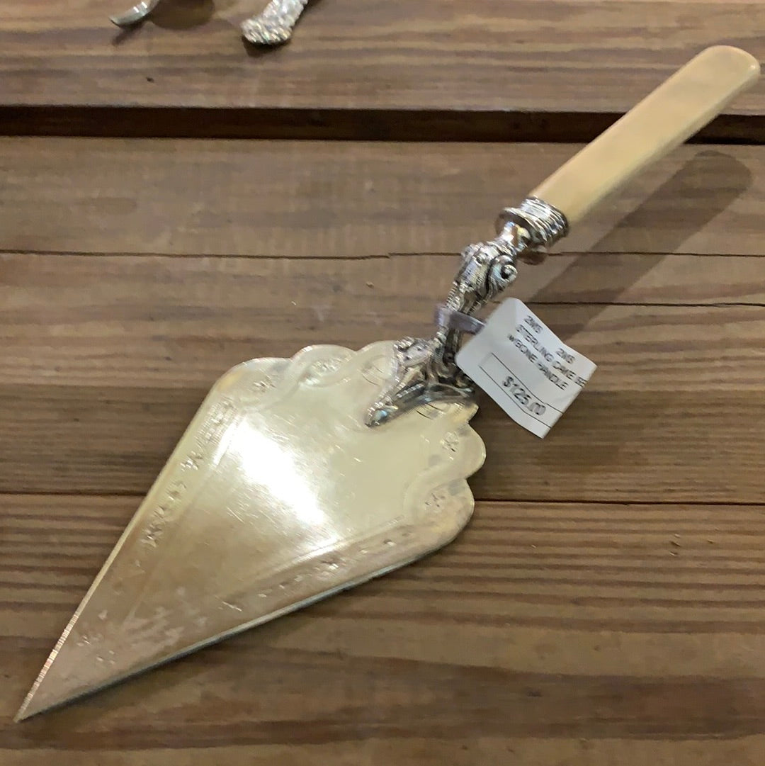 STERLING CAKE SERVER c. 1868